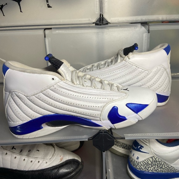 Jordan 14 hyper Royal size 10.5 retro with original box - Picture 3 of 7